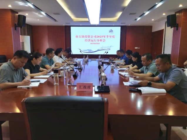 市古鎮(zhèn)投資公司召開2025年半年度經(jīng)濟(jì)運(yùn)行分析會(huì)
